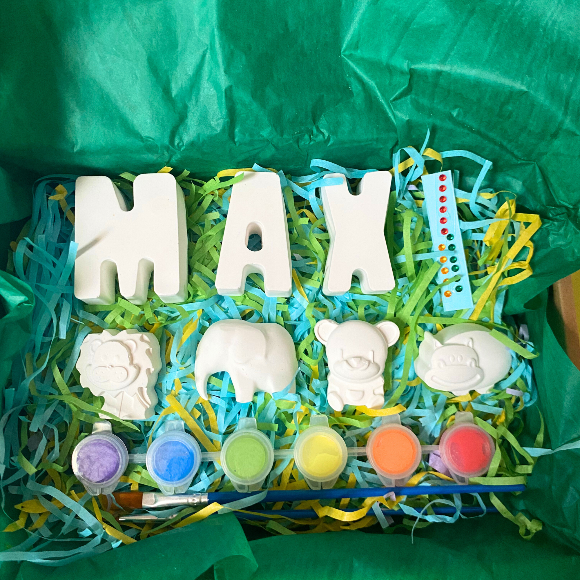 Personalised Animal Paint Kit – Custom Name & Cute Creatures | The Colour Gift Co.