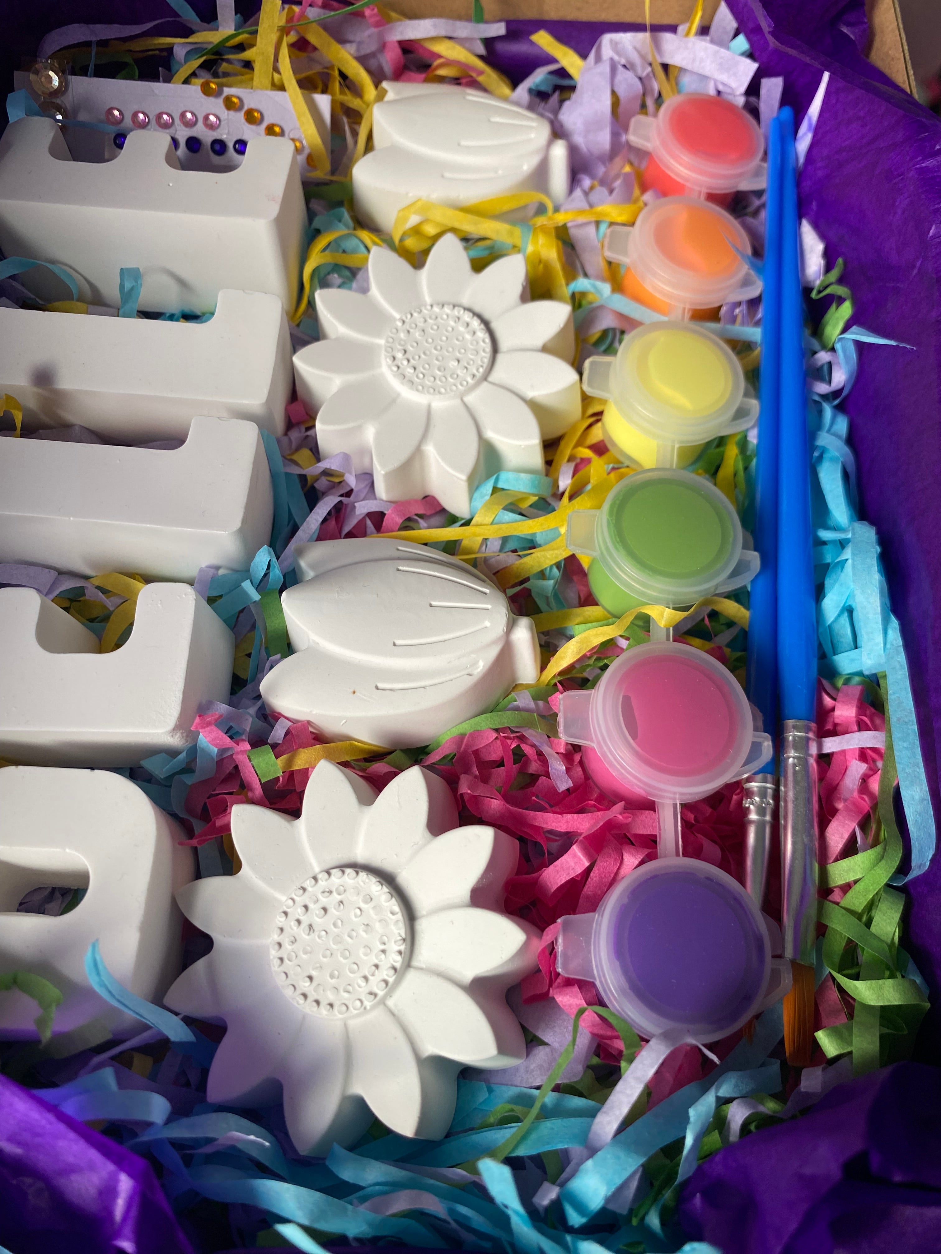 Personalised Flower Paint Kit – Custom Name & Blooming Fun | The Colour Gift Co.